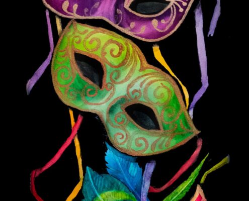 Mask Painting - Dana W Thompson