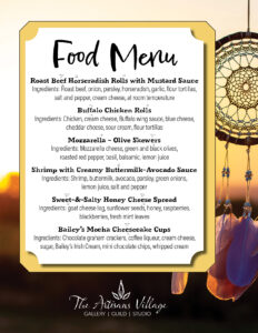 Gypsy Soul - Food Menu