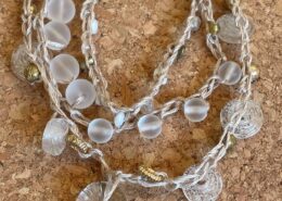Fiber Bead Crochet Jewelry