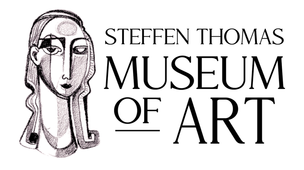 ST-logo-black-text-clear Steffen Thomas Museum of Art Logo