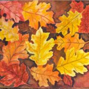 Watercolor Painting Class - leaves